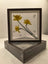 Set 2 rame foto 3D pătrate 22 x 22 cm, lemn si placă acrilică transparentă, adâncime 4 cm