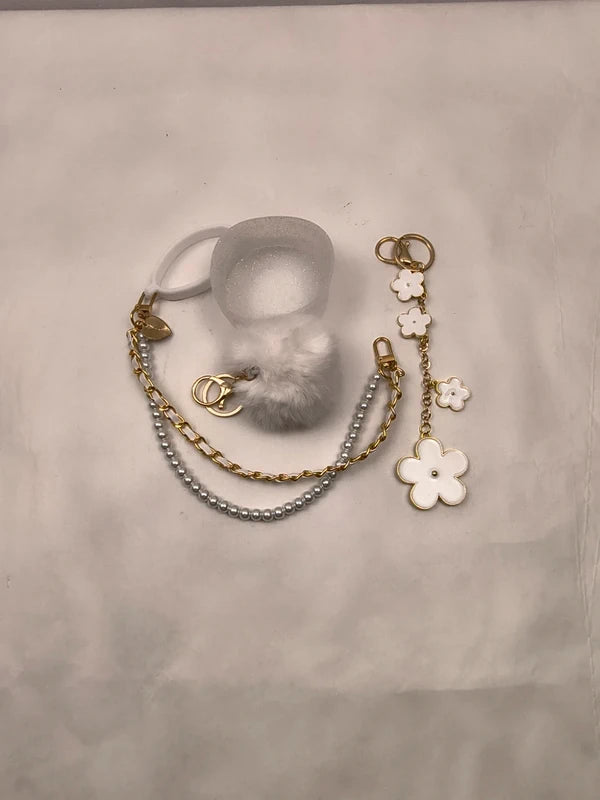 Set 5 accesorii pentru sticla de apa, cu charms si maner de transport, compatibil Owala