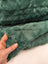 Set 2 fete de perna decorative, 50 x 50 cm, blana sintetica pufoasa fata-verso, model brad de Craciun, verde