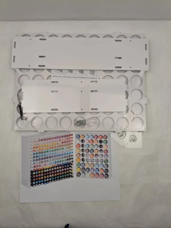 Set 2 organizatoare markere pentru birou, 240 si 63 compartimente, separatoare detasabile