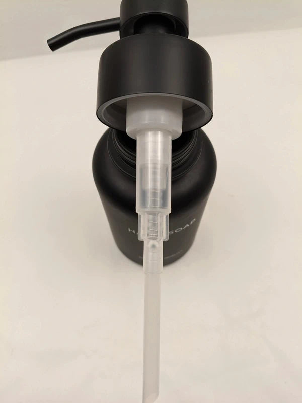 Set 2 dozatoare sapun lichid si lotiune din sticla, montaj perete autoadeziv, pompa din inox, 400 ml