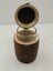 Pahar bere aniversar 450 ml, sticla fara plumb, in cutie cadou tip butoi, editie 1965, maro
