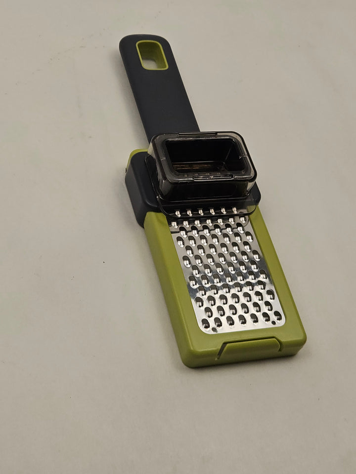 Răzătoare manuală pentru usturoi, inox si plastic alimentar, lavabilă