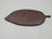 Tava servire decorativa din lemn de acacia 38 x 15 x 1,5 cm, model frunza