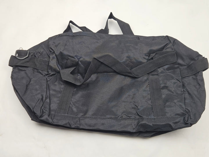 Geanta sport mica de voiaj, model cu litera, curea de umar reglabila si detasabila, negru