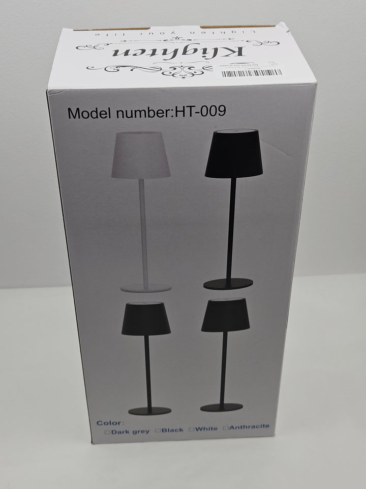 Set 2 lampi de masa LED, lumina alb-calda 3000 K, USB-C, IP54, aluminiu, clasa A