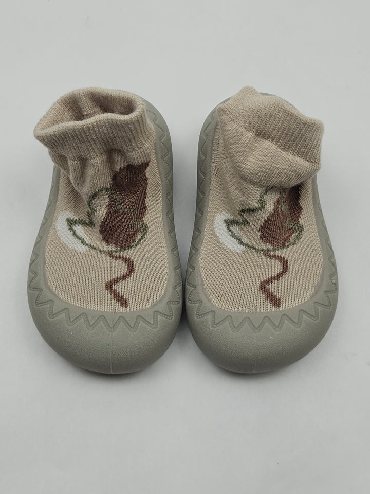 Pantofi tip șosetă pentru bebeluși, talpă moale din cauciuc, antiderapanți și respirabili, slip-on, unisex