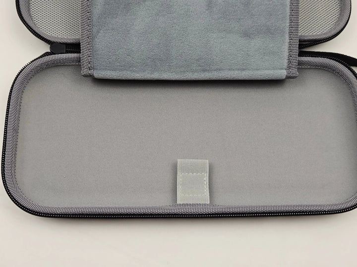 Husă de transport pentru consolă, compatibilă cu Nintendo Switch 2, 10 sloturi pentru jocuri, carcasă rigidă, negru