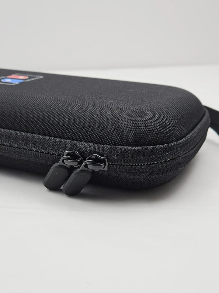 Husă de transport pentru consolă, compatibilă cu Nintendo Switch 2, 10 sloturi pentru jocuri, carcasă rigidă, negru