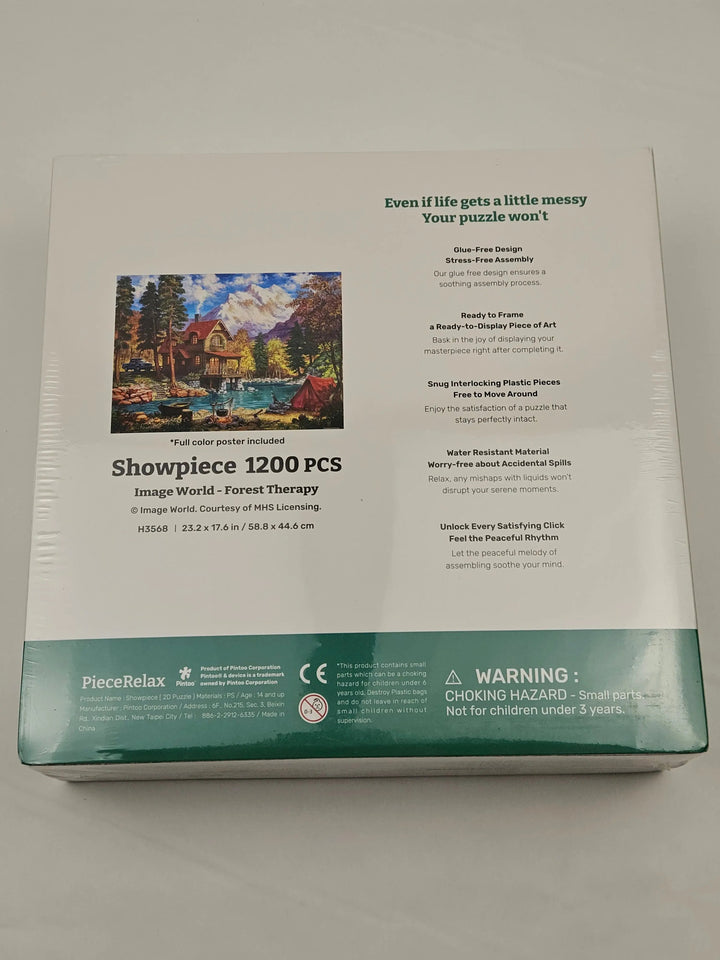 Puzzle 1200 piese pentru adulți și copii 14+, model Forest Therapy, 58,8 x 44,6 cm