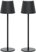 Set 2 lampi de masa LED, lumina alb-calda 3000 K, USB-C, IP54, aluminiu, clasa A