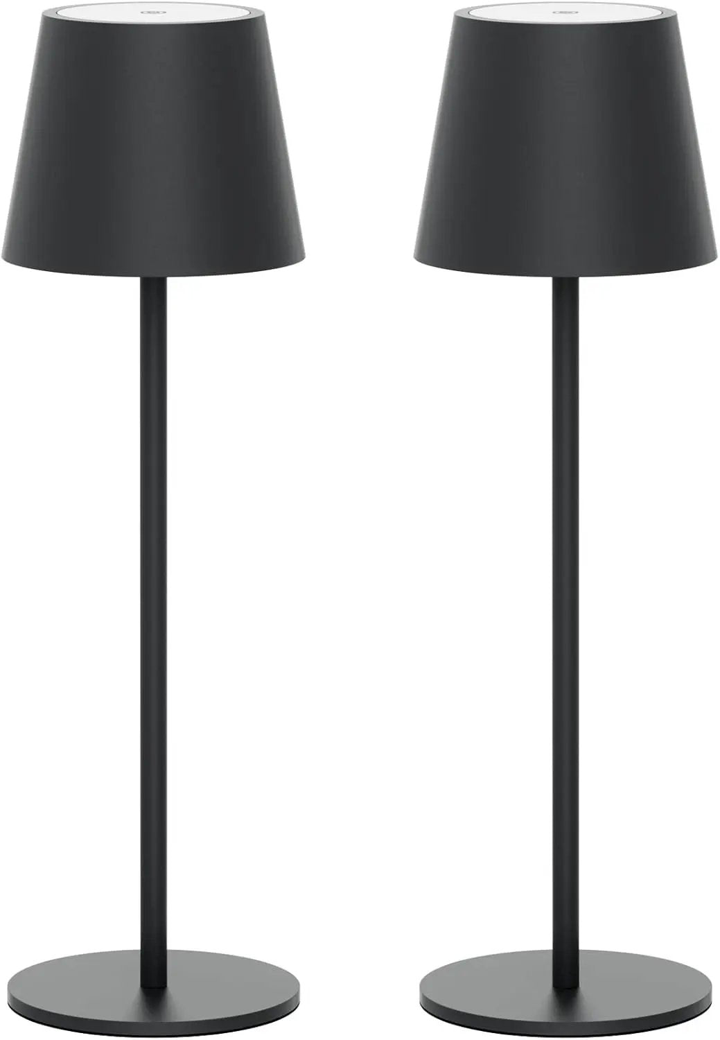 Set 2 lampi de masa LED, lumina alb-calda 3000 K, USB-C, IP54, aluminiu, clasa A