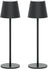Set 2 lampi de masa LED, lumina alb-calda 3000 K, USB-C, IP54, aluminiu, clasa A