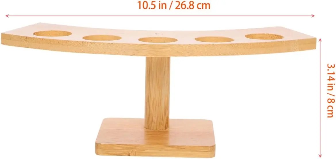 Suport din lemn pentru cornete de înghețată , 26,8 x 9,5 x 8 cm, stil japonez