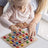 Puzzle din lemn cu numere si simboluri matematice, joc educativ Montessori, Engleza