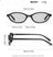 Retro Oval Rectangular Sunglasses for Men and Women, Classic Vintage Glasses, UV400 Protection, Green/Pink+Black/Blue