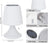 Lampa de masa LED pentru exterior cu telecomanda, reincarcabila solar si USB, 8 culori, reglabila, IP44