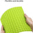 TINGLAND 6 Large Building Plates Compatible with Duplo, Green Blue Grey Base Plate, 25.5 x 25.5 cm Plate for Creative Preschool Toys