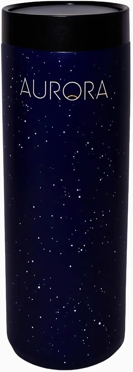 Cana termica 500 ml din inox, deschidere 360° si etansa, albastru