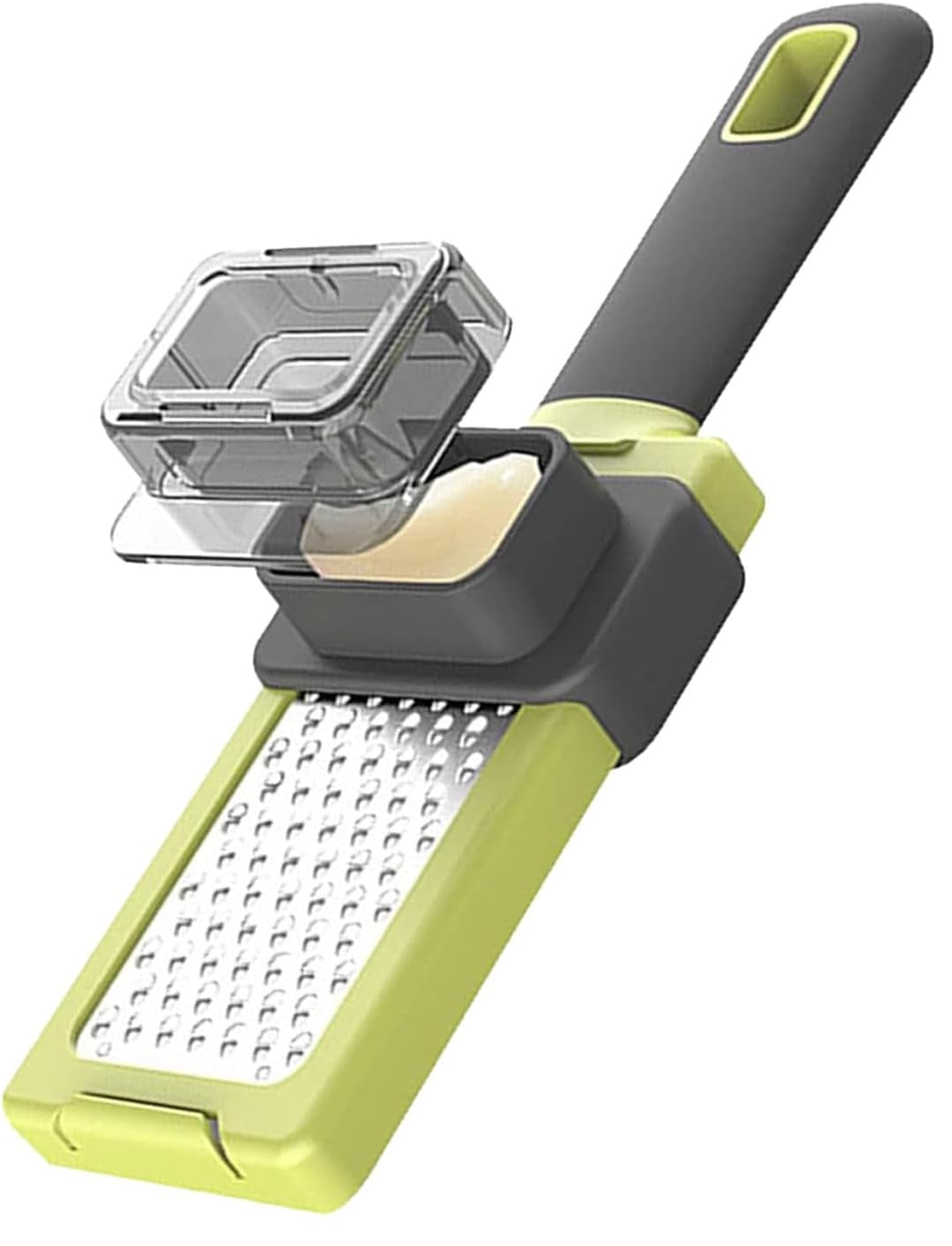 Răzătoare manuală pentru usturoi, inox si plastic alimentar, lavabilă