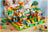 TINGLAND 6 Large Building Plates Compatible with Duplo, Green Blue Grey Base Plate, 25.5 x 25.5 cm Plate for Creative Preschool Toys