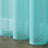 Set 2 perdele semi-transparente, 140 x 145 cm, cu rejansă tip tunel, turcoaz