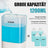 Dozator sapun spuma 1200 ml, ABS, montaj pe perete, buton manual si fereastra transparent