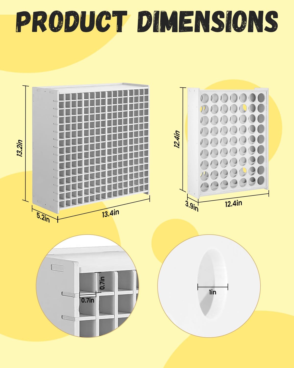 Set 2 organizatoare markere pentru birou, 240 si 63 compartimente, separatoare detasabile