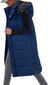 Tuopuda Women's Long Vest with Hood Autumn Winter Quilted Vest Warm Long Vest Transition Vest with Zippers Hooded Vest Down Vest Winter Jacket Vest Sleeveless Jacket