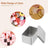 Set 6 cutii metalice cu capac, 107 x 70 x 60 mm, tabla cositorita, argintiu