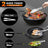 Set 2 clesti bucatarie din inox, 23 cm si 30,5 cm, cu blocare, maner silicon antiderapant