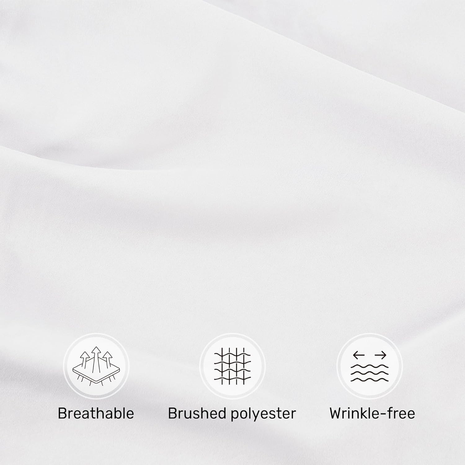 Cearsaf cu elastic din microfibra 90 x 190 cm, pentru saltele de pana la 25 cm, Oeko-Tex Standard 100, alb