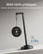 Suport stativ hartie igienica 56 cm, inox, baza grea, depozitare 4 role, negru