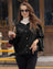 DiaryLook Cashmere Feeling Knitted Poncho Women's Elegant Long Cape Women's Poncho for Women Soft Buttons Lightweight Wrap Scarf Cardigan for Spring Summer Winter Gift for Women