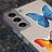 Set 128 stickere de perete cu fluturi, model acuarela, PVC, repozitionabile, multicolor