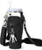 Water Bottle Carrier Bag for Stanley Cup 40oz, Water Bottle Holder with Phone Pocket,Adjustable Shoulder and Carabiner Clip,Stanley Cup Holder for Walking Hiking Camping Travelling (Black)