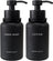 Set 2 dozatoare sapun lichid si lotiune din sticla, montaj perete autoadeziv, pompa din inox, 400 ml