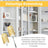 Extendable Lambswool Duster Extendable up to 130 cm Lambswool Duster Telescopic Washable for Blankets, Sensitive Surfaces, Private, Office