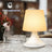 Lampa de masa LED pentru exterior cu telecomanda, reincarcabila solar si USB, 8 culori, reglabila, IP44