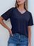 Dokotoo Women's T-Shirt Summer Lace Short Sleeve Blouse Shirt Casual V-Neck Loose Tops Shirts Top S-2XL