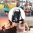 Water Bottle Carrier Bag for Stanley Cup 40oz, Water Bottle Holder with Phone Pocket,Adjustable Shoulder and Carabiner Clip,Stanley Cup Holder for Walking Hiking Camping Travelling (Black)