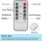 Set 3 lumanari stalp LED fara flacara, ceara de parafina, telecomanda, 7,6 cm diametru, ivoriu