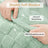 Enyhom Cuddly Fleece Blanket 228 x 228 cm, Double-Sided Soft Fluffy Sofa Blanket, Warm Plush Jacquard Blanket for Couch, Room, Decoration, Living Cuddly Blankets, Green