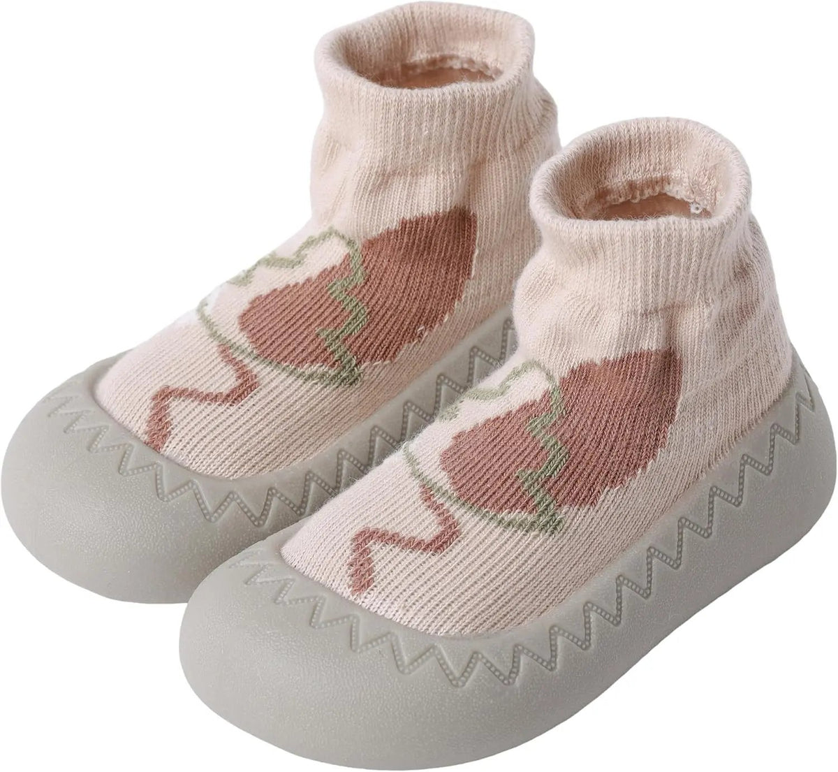 Pantofi tip șosetă pentru bebeluși, talpă moale din cauciuc, antiderapanți și respirabili, slip-on, unisex