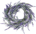 Gosknor Pack of 2 Lavender Purple Artificial Garland, 180 cm Summer Spring Garlands, Flowers, Lavender Wreath for Farmer Weddings, Porch, Stairs, Mantle, Table, Indoor and Outdoor Decoration