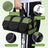 Geanta pentru electricieni 40 x 24 x 22 cm, material Oxford, rezistenta la apa, cu bretea si buzunare multiple, verde