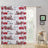 Train Curtain with Rod Pocket, Cartoon Train Rails, Pencil Pleat Curtains, Blackout Privacy Screen, Window Curtains for Children, Bedroom, Living Room, Playroom, 1 Panel, 107 x 160 cm
