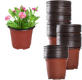 Set 50 ghivece pentru rasaduri cu dom reglabil, diametru 10 cm, orificii drenaj, 50 etichete