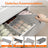 Lifewit 10 Pack Hemnes Organiser with Support Plate for Chest of Drawers in 2 Sizes | Changing Table Wardrobe Organiser, Drawer Organiser System for Changing Supplies Children's Clothing Tshirts Underwear Socks