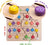 Puzzle din lemn cu numere si simboluri matematice, joc educativ Montessori, Engleza